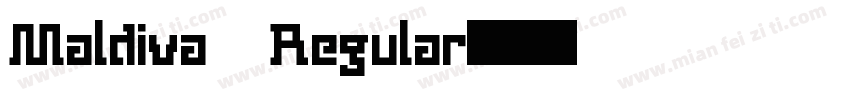 Maldiva Regular字体转换